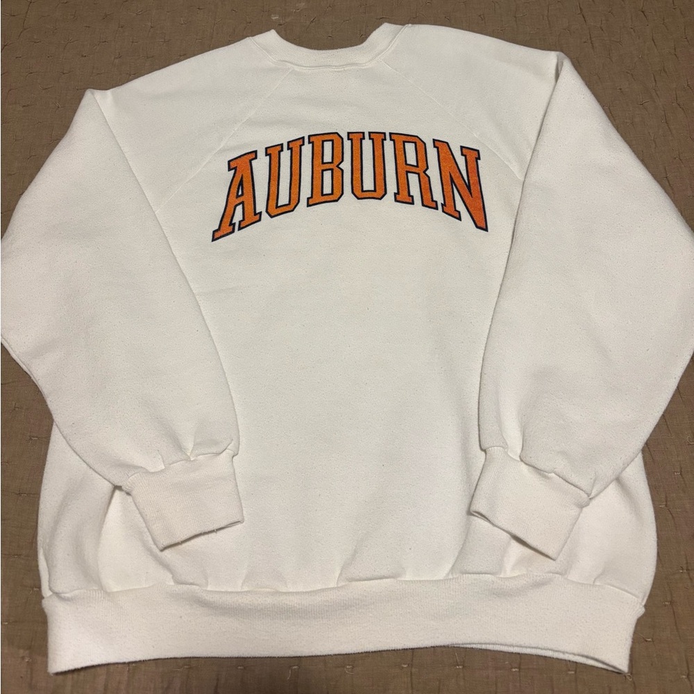 Vintage Early 80s Auburn University Crewneck Sweatshirt Size L on Sportswear Tag